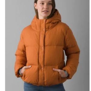 NWT Prana Hellebore Puffer Jacket Smsll Dark Ale